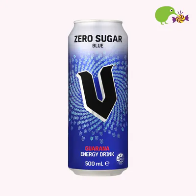 V Zero Sugar Blue Guarana Energy Drink