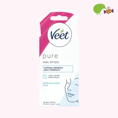 Veet Pure Cold Wax Strips Face Hair Removal