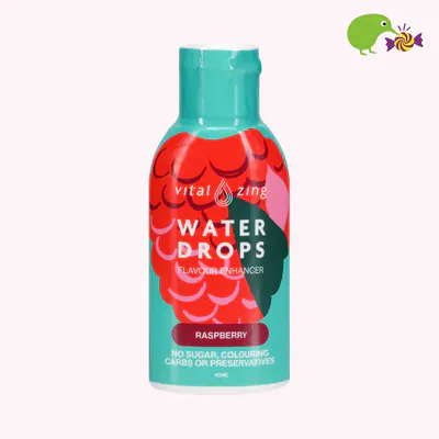 Vital Zing Water Drops Raspberry Flavour Enhancer