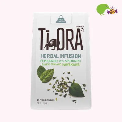 Ti Ora Peppermint With Spearmint Herbal Tea Bags