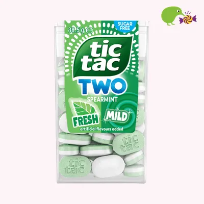 Tic Tac TWO Sugar Free Spearmint Fresh Mild