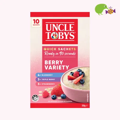 Uncle Tobys Oats Berry Variety Quick Sachets