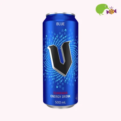 V Blue Guarana Energy Drink