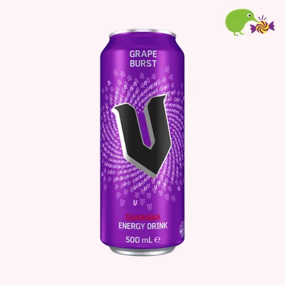 V Grape Burst Guarana Energy Drink