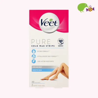 Veet Pure Cold Wax Sensitive Skin Leg Strips