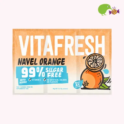 Vitafresh 99% Sugar Free Naval Orange Flavoured Drink Mix
