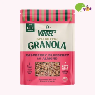 Vogel's Raspberry Blueberry And Almond Delightful Granola