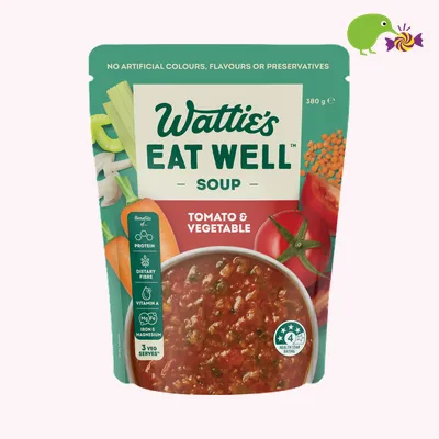 Wattie's Eat Well Tomato & Vegetable Soup