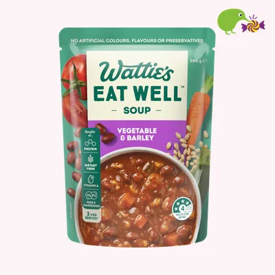 Wattie's Eat Well Vegetable & Barley Soup