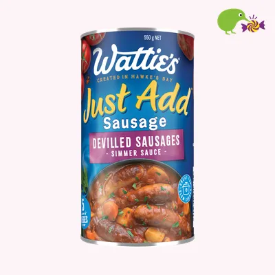 Wattie's Just Add Sausage Devilled Sausages Simmer Sauce