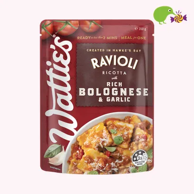 Wattie's Ricotta Bolognese & Garlic Ravioli Pasta Meal