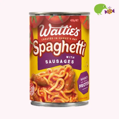 Wattie's Spaghetti With Sausages
