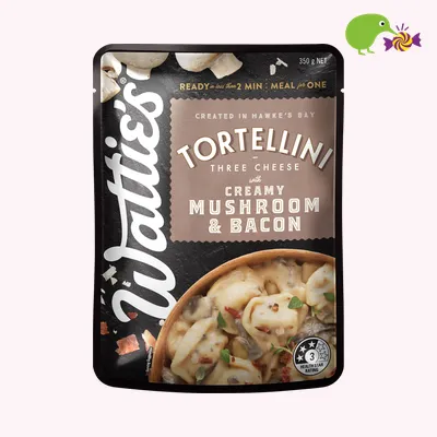 Wattie's Three Cheese Creamy Mushroom & Bacon Tortellini Pasta Meal