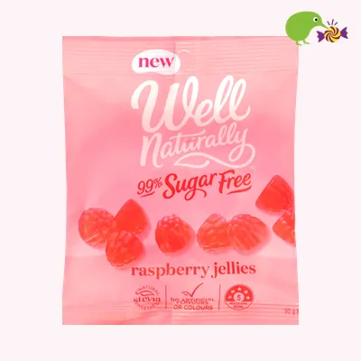 Well Naturally 99% Sugar Free Raspberry Jellies