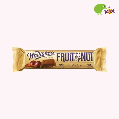 Whittaker's Chunks Fruit & Nut Milk Chocolate Bar