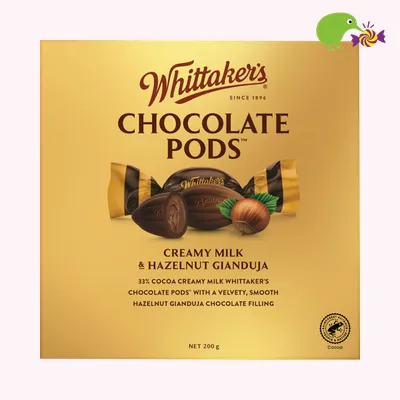 Whittaker's Hazelnut Gianduja Chocolate Pods Giftbox