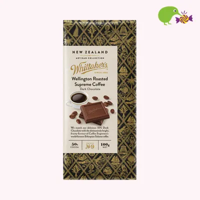 Whittaker's Wellington Roasted Supreme Coffee Chocolate